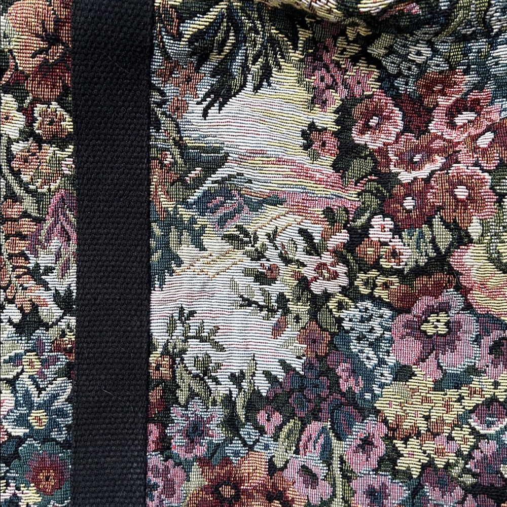 Vintage Victoria Rosenthal Design Floral Tapestry Weekender Bag - Picture 5 of 16